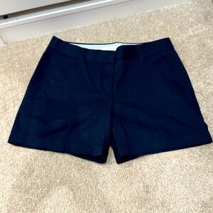 J.Crew flat front navy Chino shorts new with tags